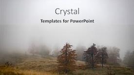  Presentation with fog - PPT layouts with autumn-moody-background-with-colorful background and a sky blue colored foreground