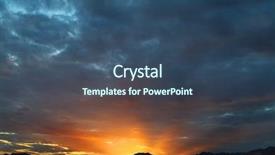  Presentation with israel - PPT theme enhanced with autumn night skies - bright winter sunset on red background and a ocean colored foreground