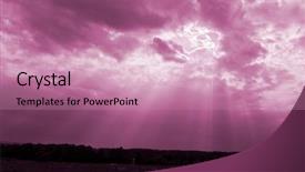  Presentation with satellite in a dark sky - Presentation theme featuring has been made on januar background and a light gray colored foreground