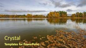  Presentation with pond - PPT layouts having autumn-pond-near-trebon-southern background and a  colored foreground
