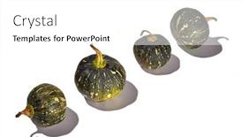  Presentation with halloween pumpkins thanksgiving day - Presentation design having autumn-pumpkins-for-halloween background and a white colored foreground