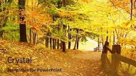  Presentation with scene in game of thrones - Slide deck enhanced with autumn scene landscape at letchworth background and a gold colored foreground