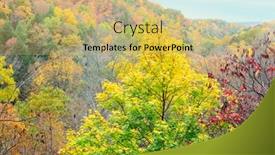  Presentation with scene - Cool new theme with autumn-scene-landscape-at-robert backdrop and a yellow colored foreground