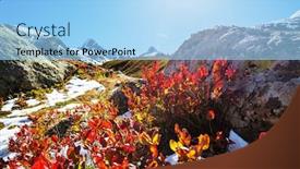  Presentation with black sea - Colorful PPT theme enhanced with autumn season in kackar mountains in the black sea region of turkey beautiful mountains landscape backdrop and a light blue colored foreground