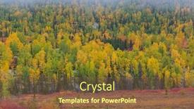  Presentation with season - Slide deck featuring autumn-season-in-mountains-colorful background and a tawny brown colored foreground