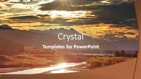  Presentation with new season - Amazing slides having autumn-season-in-new-zealand backdrop and a coral colored foreground