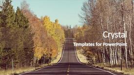  Presentation with nevada - Amazing presentation theme having autumn season in sierra nevada backdrop and a tawny brown colored foreground