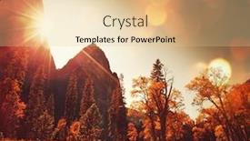  Presentation with yosemite - Amazing slides having autumn season in yosemite backdrop and a lemonade colored foreground