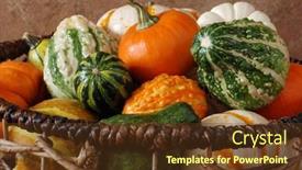  Presentation with weave - Presentation theme featuring autumn-still-life-of-miniature background and a tawny brown colored foreground