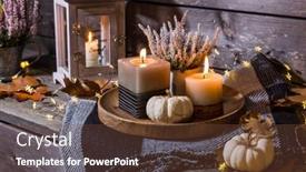  Presentation with night - Theme enhanced with autumn-terrace-or-patio background and a tawny brown colored foreground