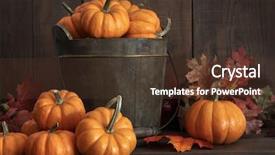  Presentation with thanksgiving - Colorful presentation theme enhanced with mountain reflected in the smooth water of the beach areia branca lourinha west coast of portugal backdrop and a dark gray colored foreground.