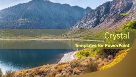  Presentation with west - Audience pleasing PPT theme consisting of autumn-travel-in-the-west backdrop and a tawny brown colored foreground