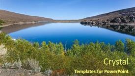  Presentation with west - Amazing slide deck having autumn-travel-in-the-west backdrop and a tawny brown colored foreground