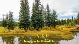  Presentation with west - Presentation design having autumn-trip-to-the-west background and a  colored foreground