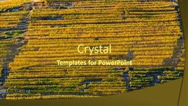  Presentation with region - Theme enhanced with autumn-vineyard-in-wachau-region background and a tawny brown colored foreground