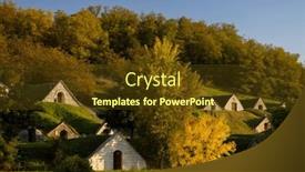  Presentation with hungary - PPT theme enhanced with autumnal-gombos-hegyi-pincesor background and a tawny brown colored foreground