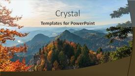  Presentation with poland - Slide deck enhanced with autumnal-landscape-of-the-pieniny background and a light blue colored foreground