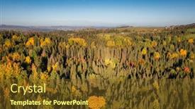  Presentation with scenery - Slide deck enhanced with autumnal-scenery-under-the-tatra background and a  colored foreground