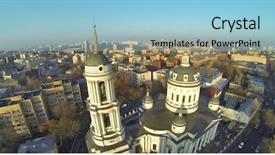  Presentation with religion dome of the al - PPT theme consisting of auv - bell tower and dome background and a light blue colored foreground