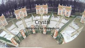  Presentation with unmanned - Slide deck featuring auv - menazherei reconstruction in museum-estate kuskovo background and a  colored foreground