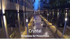  Presentation with unmanned - Beautiful PPT theme featuring auv - people walk along narrow street backdrop and a tawny brown colored foreground