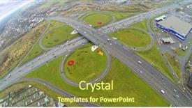  Presentation with auv - Audience pleasing presentation theme consisting of auv - schelkovskaya interchange mkad in moscow backdrop and a tawny brown colored foreground