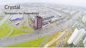  Presentation with highway - Cool new slides with auv - schelkovskoe highway in moscow russia backdrop and a  colored foreground