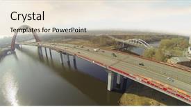  Presentation with auv - PPT layouts having auv - suspension bridge over the moscow background and a  colored foreground