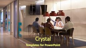  Presentation with team meeting - Audience pleasing PPT theme consisting of arhitecture career - corporate business team using av backdrop and a tawny brown colored foreground