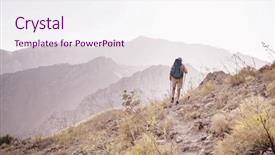  Presentation with uzbekistan - Presentation theme enhanced with avalanche - hike in chimgan mountains uzbekistan background and a sky blue colored foreground