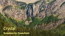  Presentation with joshua tree national park - Slide deck consisting of avalanche lake in glacial national background and a tawny brown colored foreground