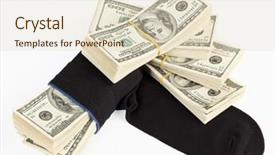  Presentation with hidden - Beautiful presentation design featuring avid - us dollars bundle hidden backdrop and a soft green colored foreground