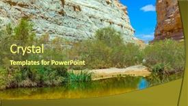  Presentation with water river - Cool new PPT layouts with avdat in the negev desert backdrop and a tawny brown colored foreground