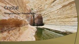  Presentation with stream - Audience pleasing PPT layouts consisting of avdat in the negev desert backdrop and a coral colored foreground