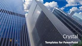  Presentation with avenue - Slide deck featuring avenue of the americas 6th av manhattan new york city us background and a tawny brown colored foreground