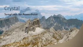  Presentation with group - PPT layouts featuring averau-nuvolau-group-col-di background and a light blue colored foreground