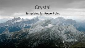  Presentation with group - PPT theme consisting of averau-nuvolau-group-col-di background and a light gray colored foreground