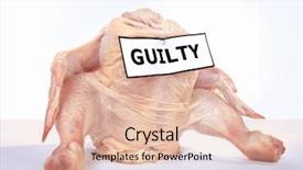  Presentation with bird flu - Colorful theme enhanced with avian virus - chicken bird flu victim backdrop and a lemonade colored foreground