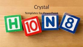  Presentation with wooden toy - Amazing presentation having avian virus - h10n8 wooden toy block backdrop and a yellow colored foreground