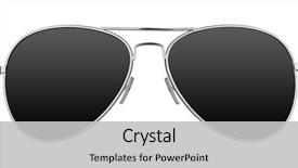  Presentation with monarch butterfly isolated on white - Slide set with aviation - sunglasses isolated on white background background and a light gray colored foreground