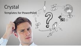  Presentation with generated image fractal geometry chaos - Slide deck having aviation career - digitally generated image of confused background and a  colored foreground