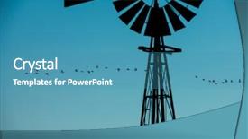  Presentation with migration - Slides having aviation free - northward sandhill crane migration background and a teal colored foreground