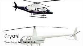  Presentation with aviation - PPT layouts featuring aviation fueling - helicopter isolated under the white background and a white colored foreground