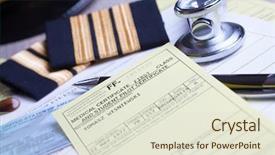  Presentation with certificate - Presentation theme having greetings from finland 3d rendering a red waving flag background and a light blue colored foreground