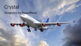  Presentation with plane - Slides having very high resolution image three different colored pebbles in a row on a white surface with reflection high key shot with shallow depth of field background and a light gray colored foreground