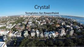  Presentation with drone - Cool new slides with aviation security - personal drone flying backdrop and a light blue colored foreground