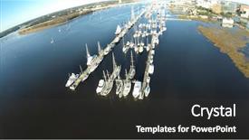  Presentation with charleston - Audience pleasing presentation theme consisting of aviation security - personal drone flying backdrop and a dark gray colored foreground