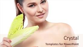  Presentation with hamburger - Presentation theme with avid - funny girl eating hamburger background and a lemonade colored foreground