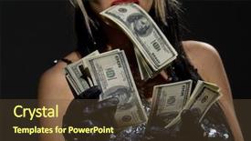  Presentation with sexy - Slide deck consisting of avid - sexy female with fan background and a tawny brown colored foreground