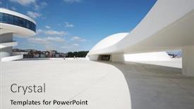  Presentation with oscar - Colorful theme enhanced with aviles-spain-august-10-exterior backdrop and a light gray colored foreground